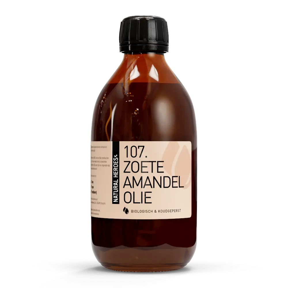 Natural Heroes 107. Zoete Amandelolie (Biologisch & Koudgeperst)