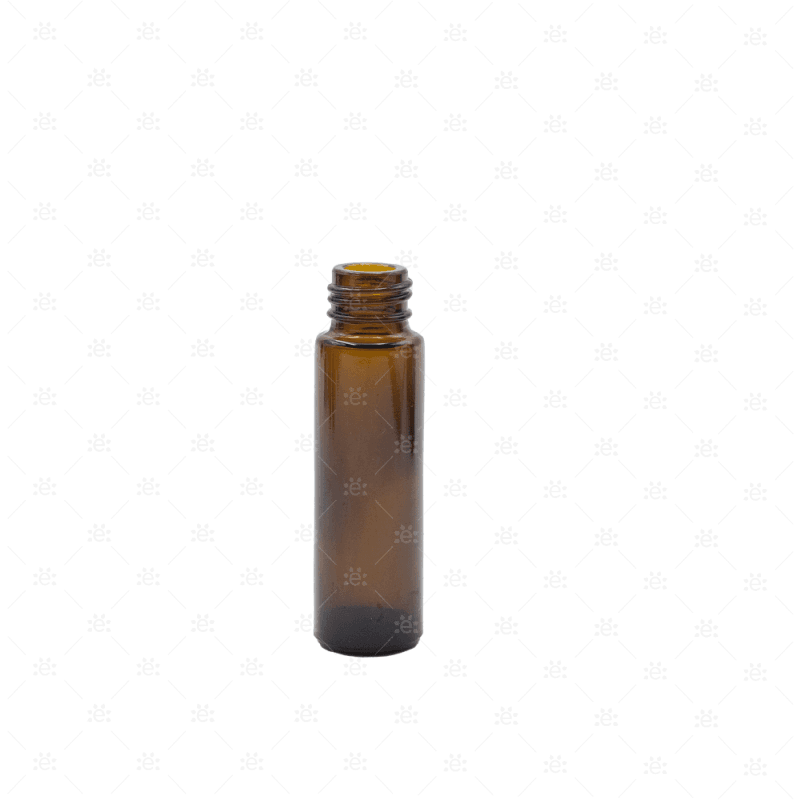 Premium 10 ml Matte Roller Flesjes Amber – Alleen Flesjes (5 stuks)