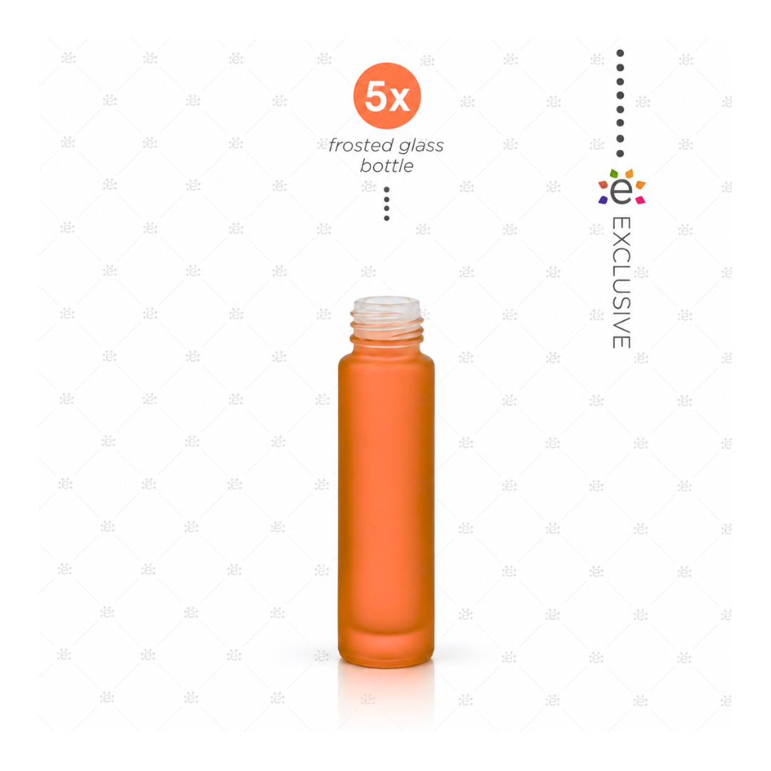 LOT DE PRODUITS - Flacons Roll-on Premium Mats Orange 10 ml (à l'unité)