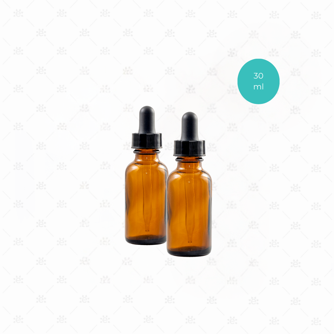 30ml Amber Dropper/Pipet Flessen (2 stuks)