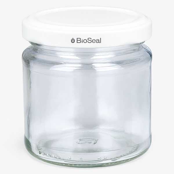 212 ml Glazen Potje met (BioSeal) Deksel