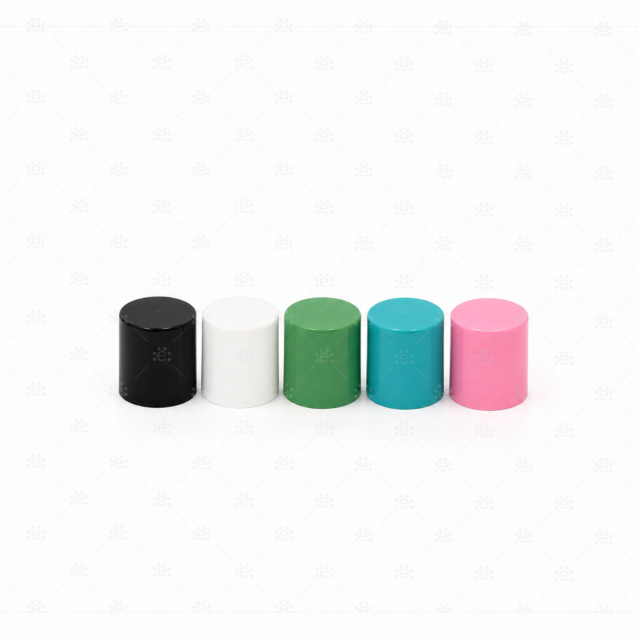 Mixed Plastic Rollerfles Dop (5pk)