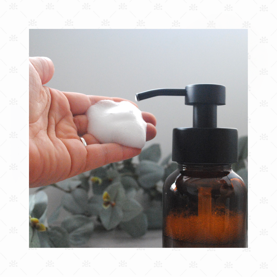 250 ml Amber Glazen Foam Pomp Fles