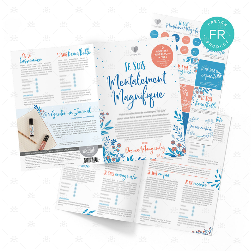 MyMakes : Je suis mentalement magnifique par Desiree Mangandog (1 de chaque)