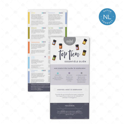 Top Tien Oliën Infokaart - (Nederlands)
